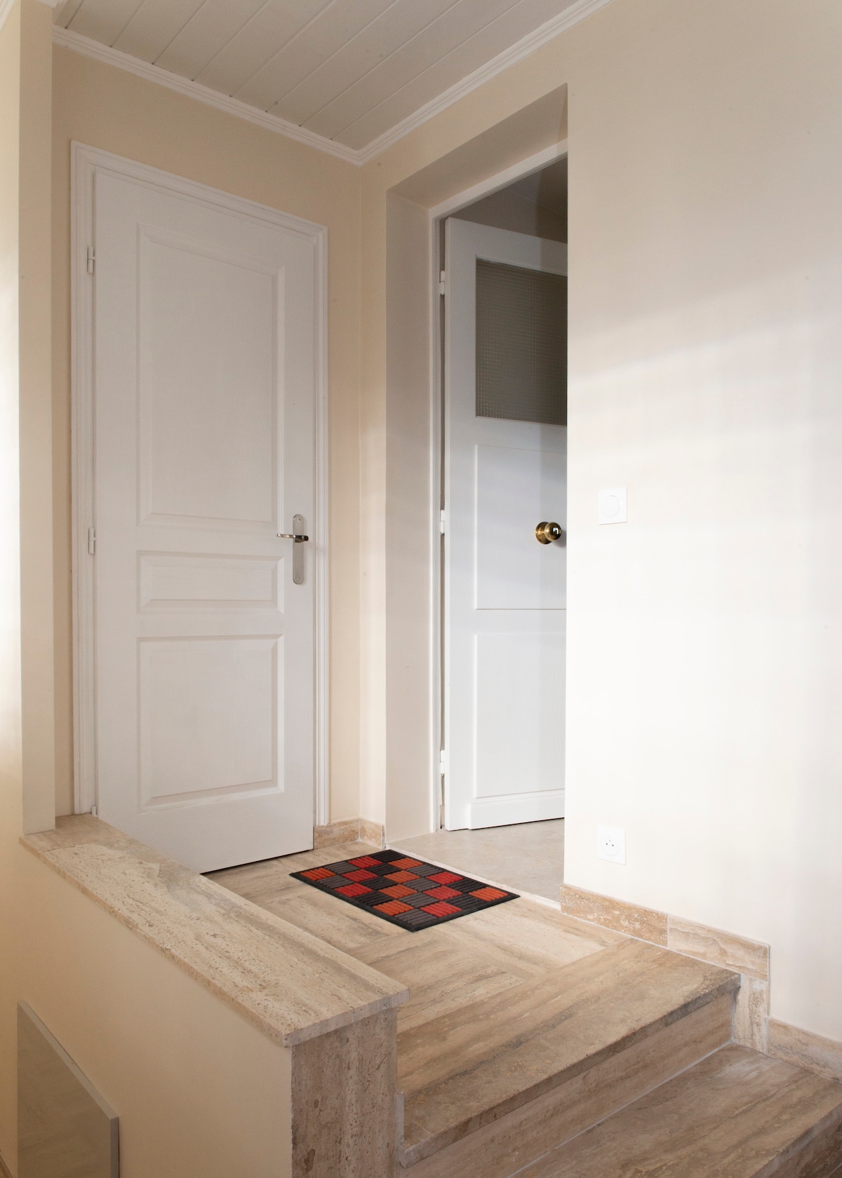Entrée — Entrée avec deux portes blanches